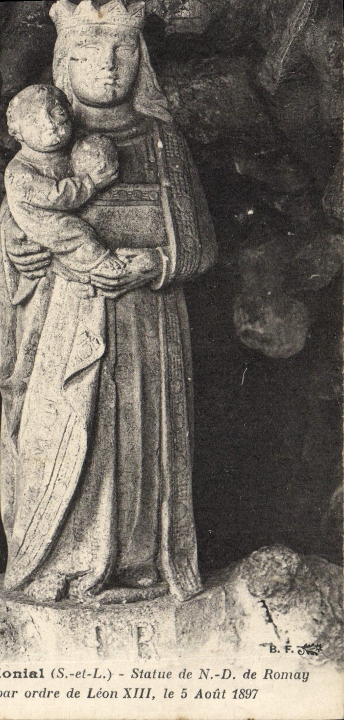 Statue de N.-D. de Romay — S. -et-L. — B.F. éditeur