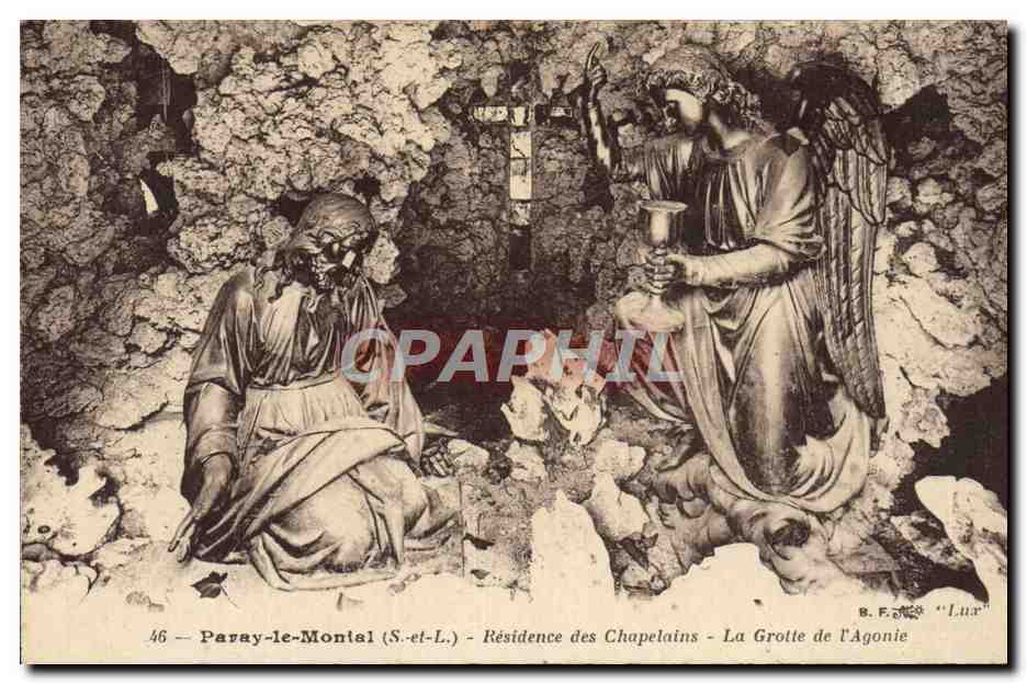 CPA Paray le Monial Residence des Chapelains La grotte de l'agonie