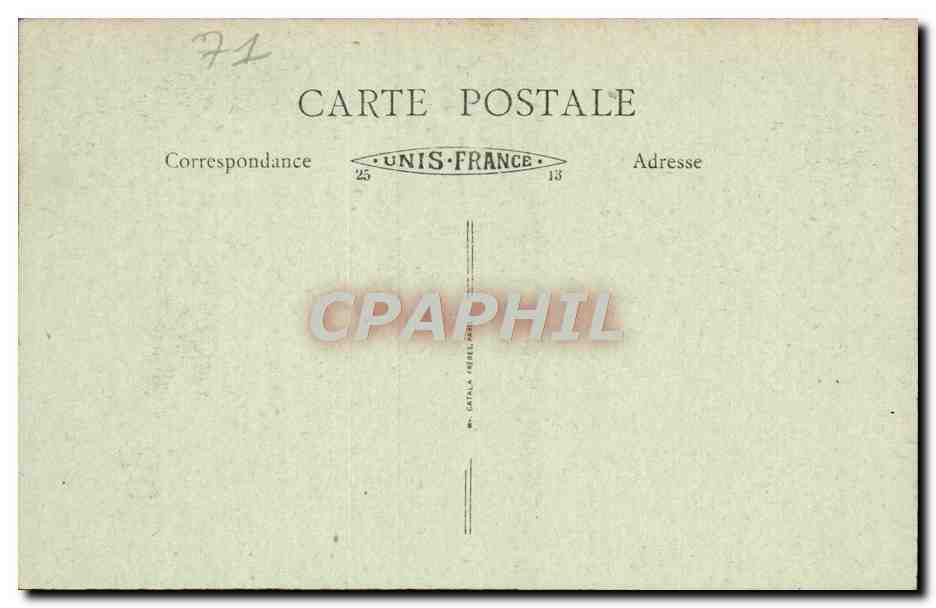 CPA Paray le Monial Residence des Chapelains La grotte de l'agonie — Rückseite