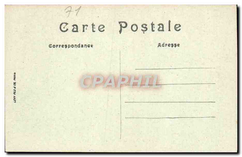 CPA Paray le Monial Chapelle de Notre Dame de Romay Vue interieure — Rückseite