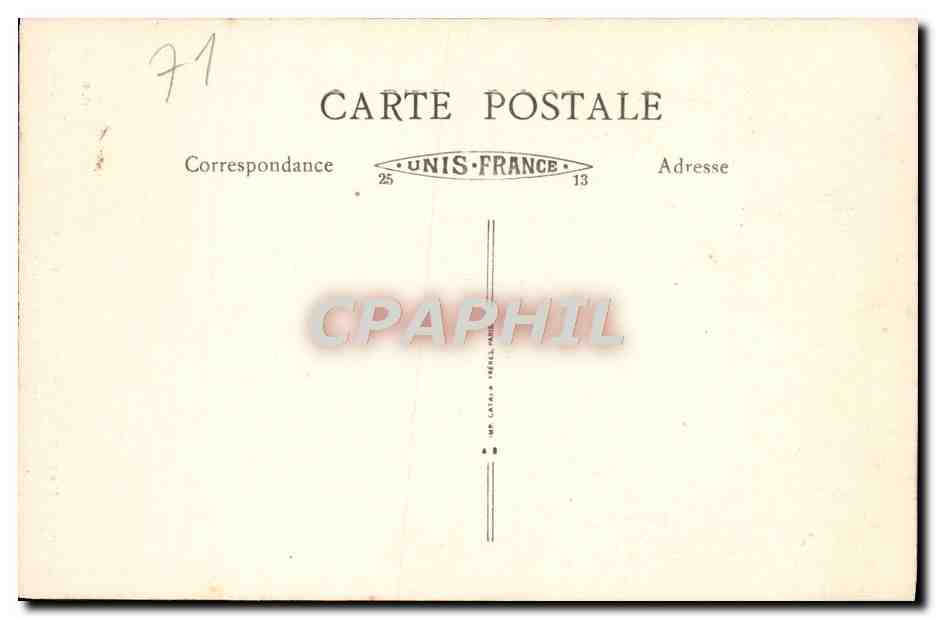 Paray-le-Monial (S.-et-L.) — Intérieur de la Chapelle de la Visitation — Autel, Châsse et Grille — Verso