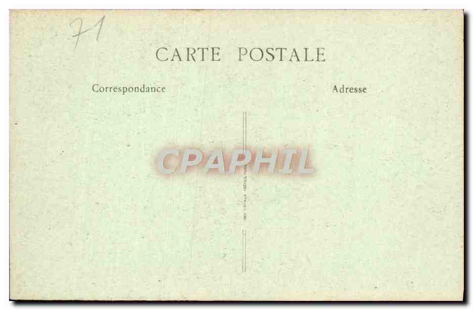 Paray-le-Monial (S.-et-L.) — Abside de la Basilique — B.F., Paris — Verso