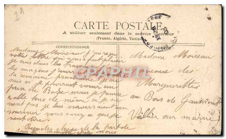 CPA Dijon Tombeau Des Ducs De Bourgogne — Rückseite