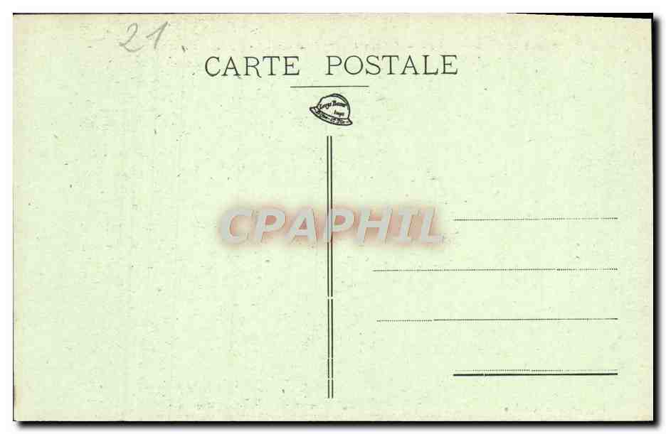 CPA Fontaine les Dijon Chateau Natal de St Bernard Vue generale — Rückseite