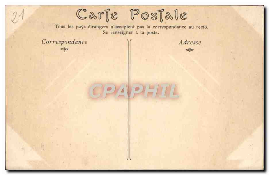 CPA Dijon Echauguette Renaissance Rue de la Vannerie — Verso