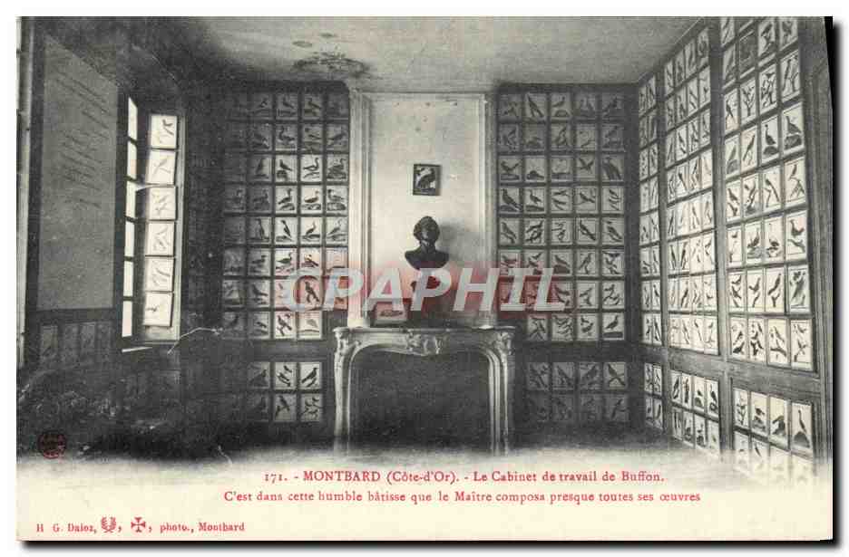 CPA Montbard Le cabinet de travail de Buffon Oiseaux