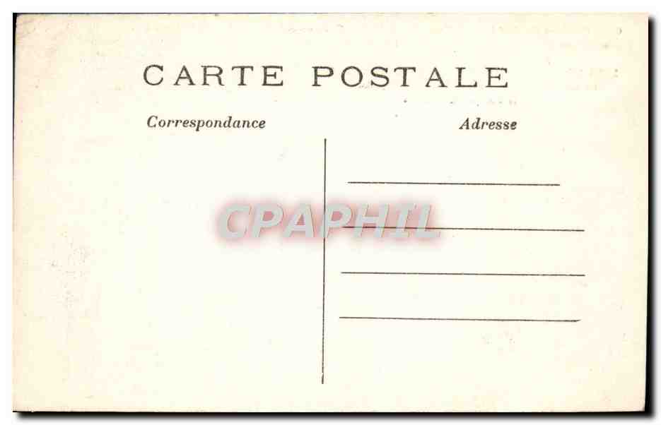 Château de Condé à la Ferté-sous-Jouarre — bombardé pendant la Guerre de 1914 — éditeur non visible — Verso