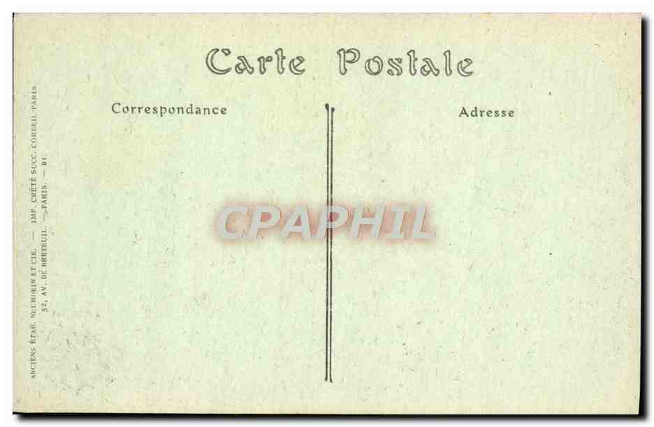 CPA Soissons Rue du Mont Revers Militaria  — Rückseite