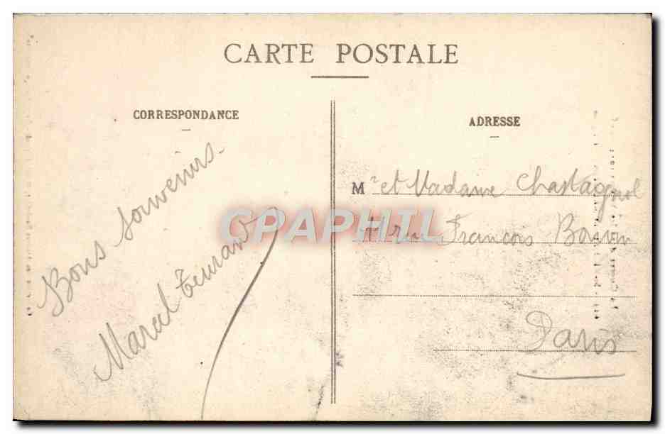 CPA St Michel Sur Meurthe L'Eglise Militaria  — Verso