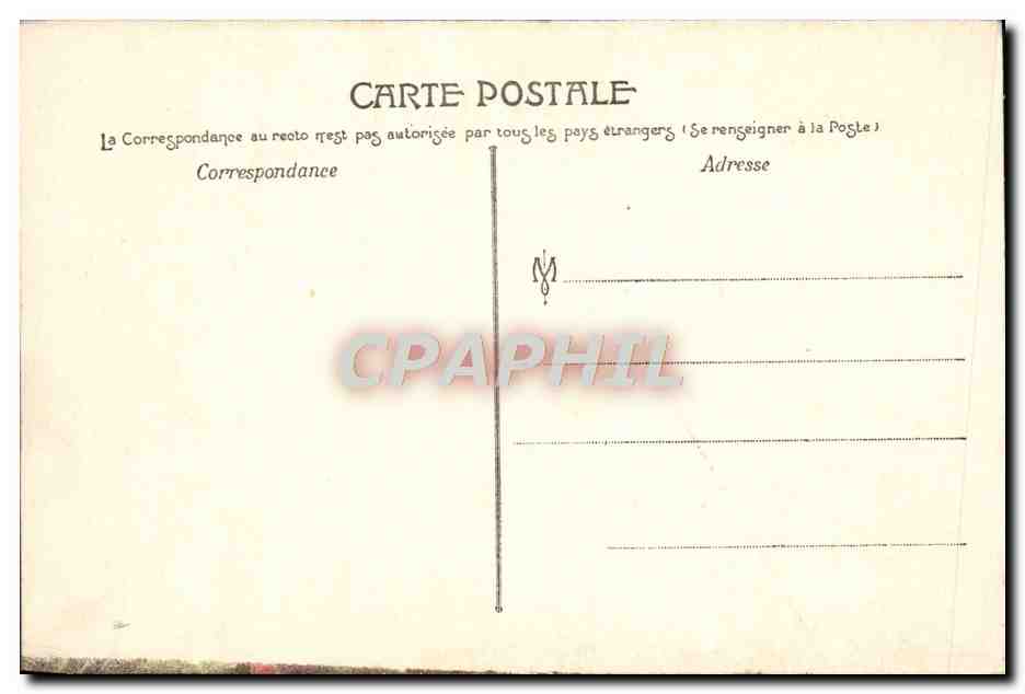 CPA Menton Garavan Le Pont St Louis — Rückseite