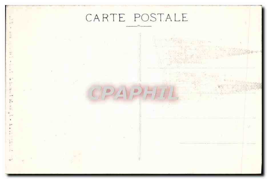 CPA Marseille Eglise St Vincent de Paul Tramway — Rückseite