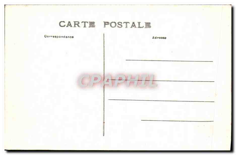 CPA Marseille Carrefour des Allees de Meilhan et des Capucines Tramway  — Rückseite