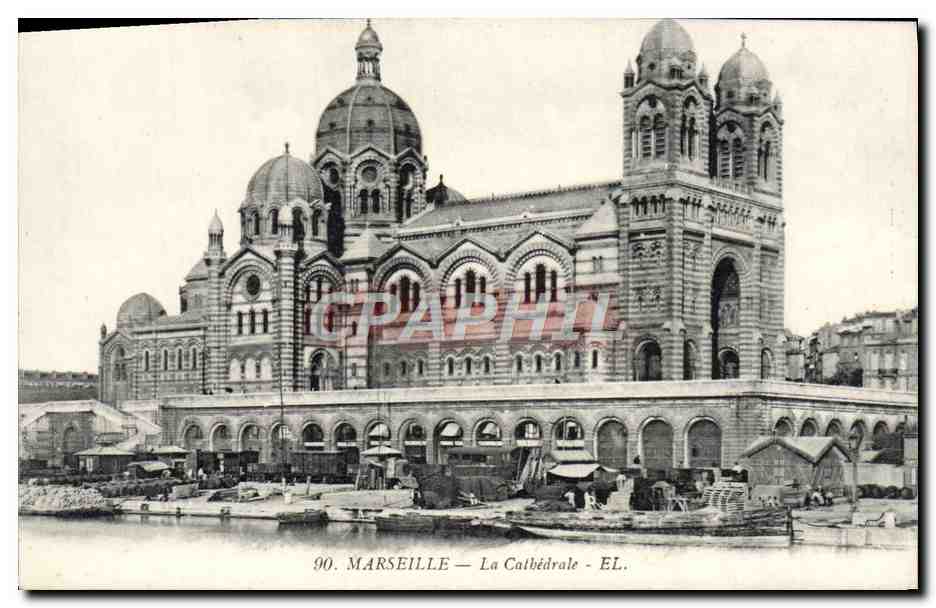 CPA Marseille La Cathedrale