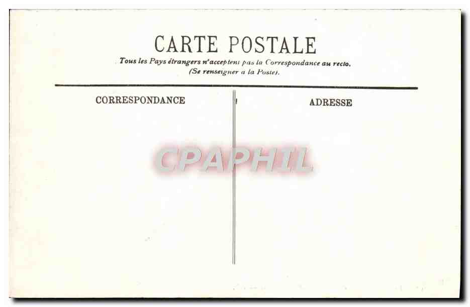 CPA Lourdes Benediction des Malades — Verso