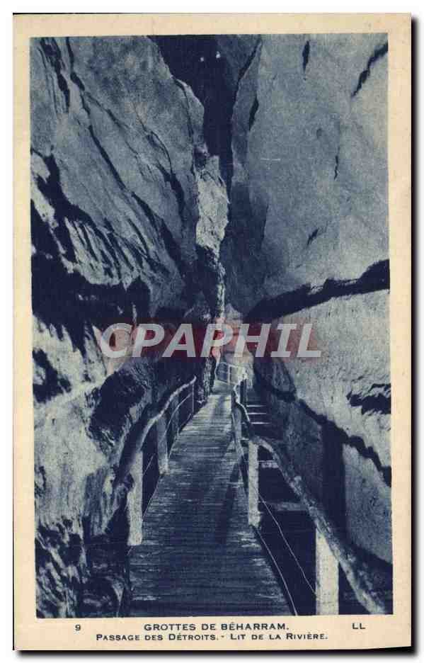 Grottes de Béharram — Passage des Détroits - Lit de la Rivière — LL 9