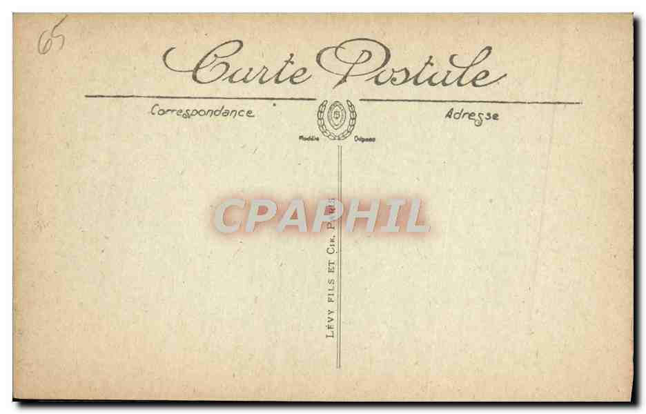 CPA Lourdes Vue Generale et le Pic du Jer — Verso
