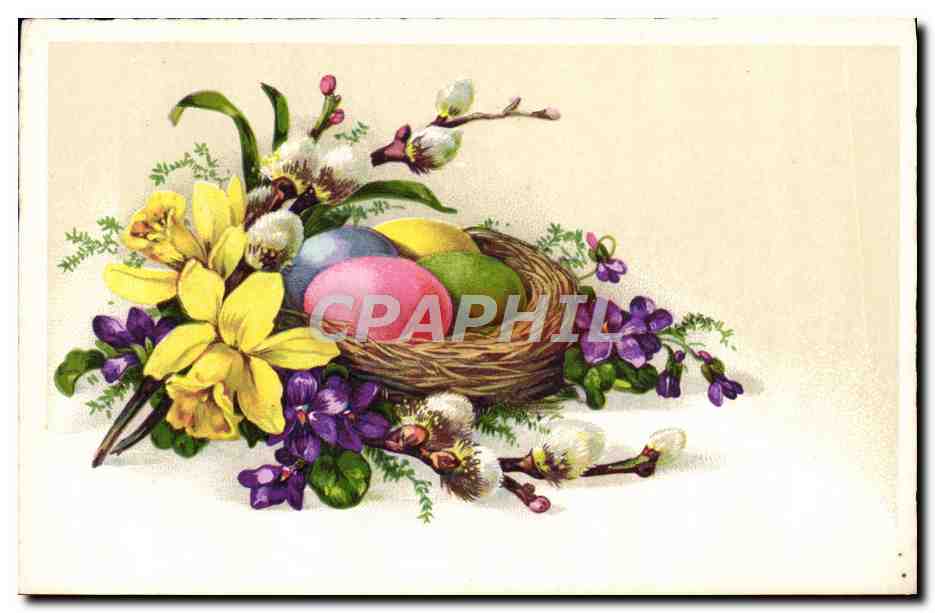 CPA Fantaisie Fleurs