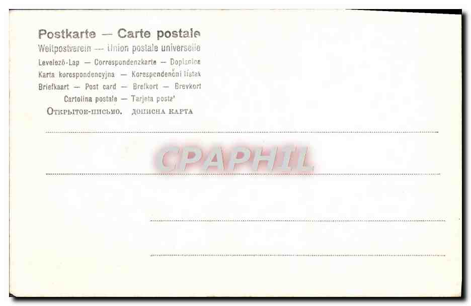 CPA Fantaisie Femme Coeur  — Verso