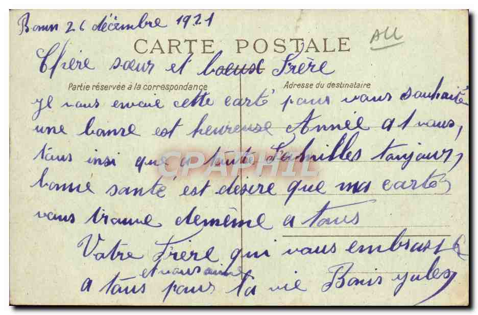CPA De Bonn Sur le Rhin Train  — Verso