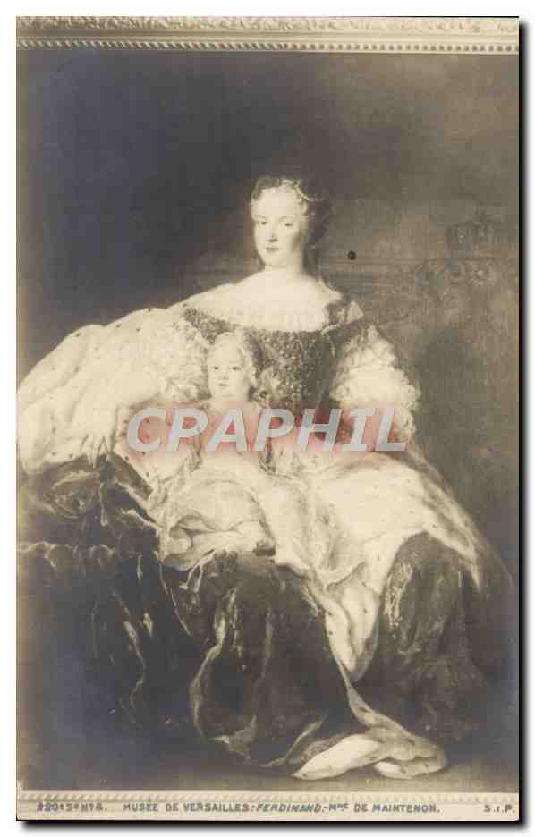 CPA Musee De Versailles Ferdimand Mme De Maintenon