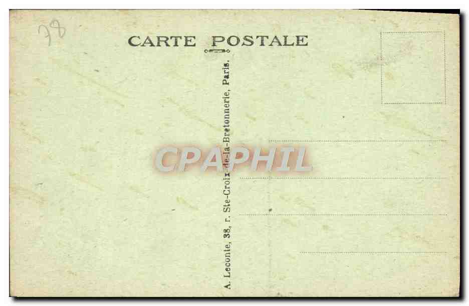CPA Versailles L'Hopital Militaire Militaria — Rückseite