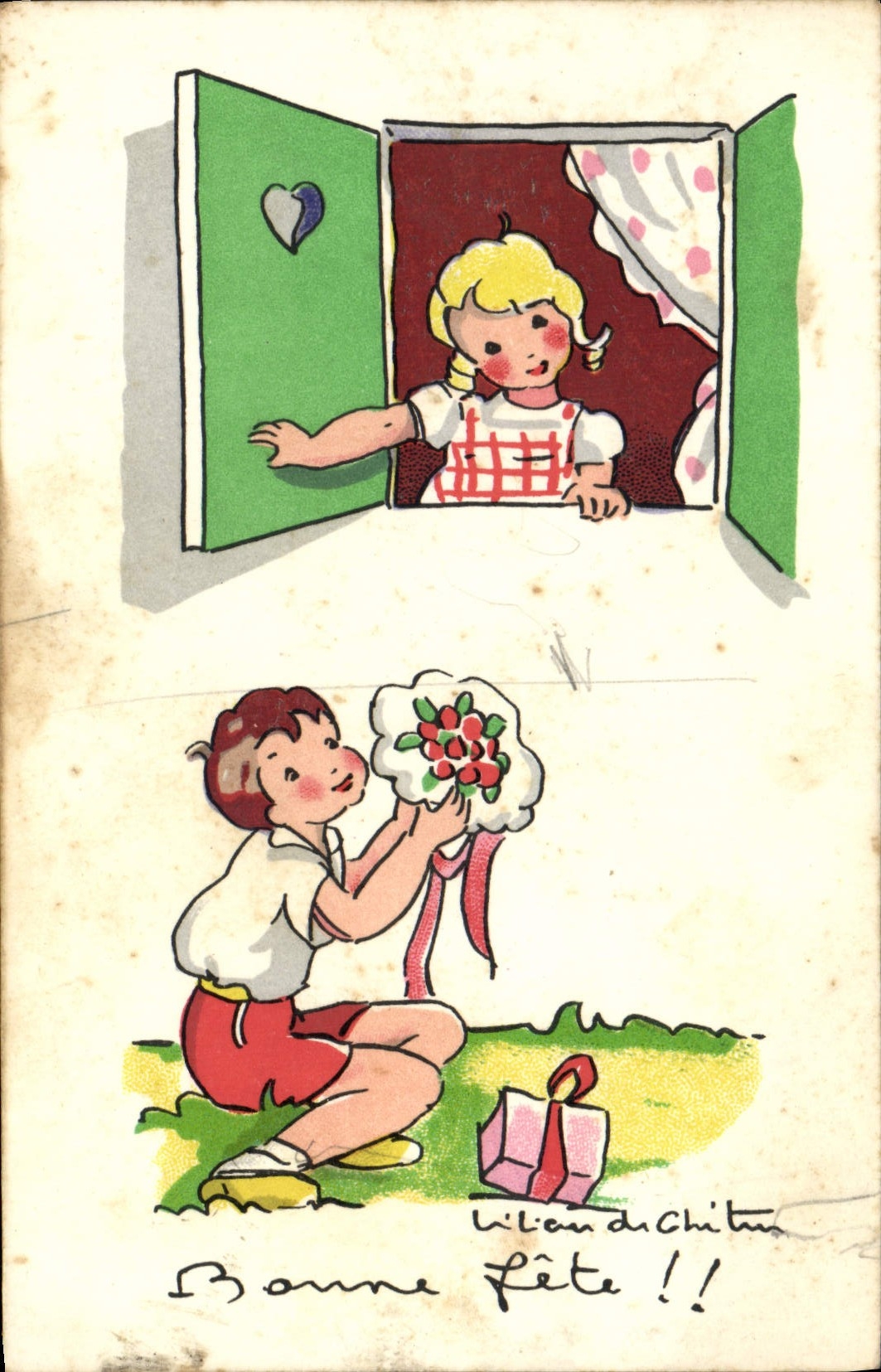 CPA Fantaisie Enfants
