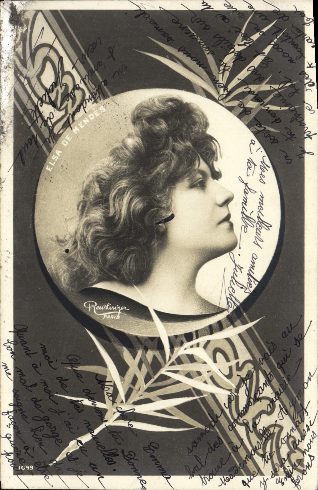 CPA Fantaisie Femme