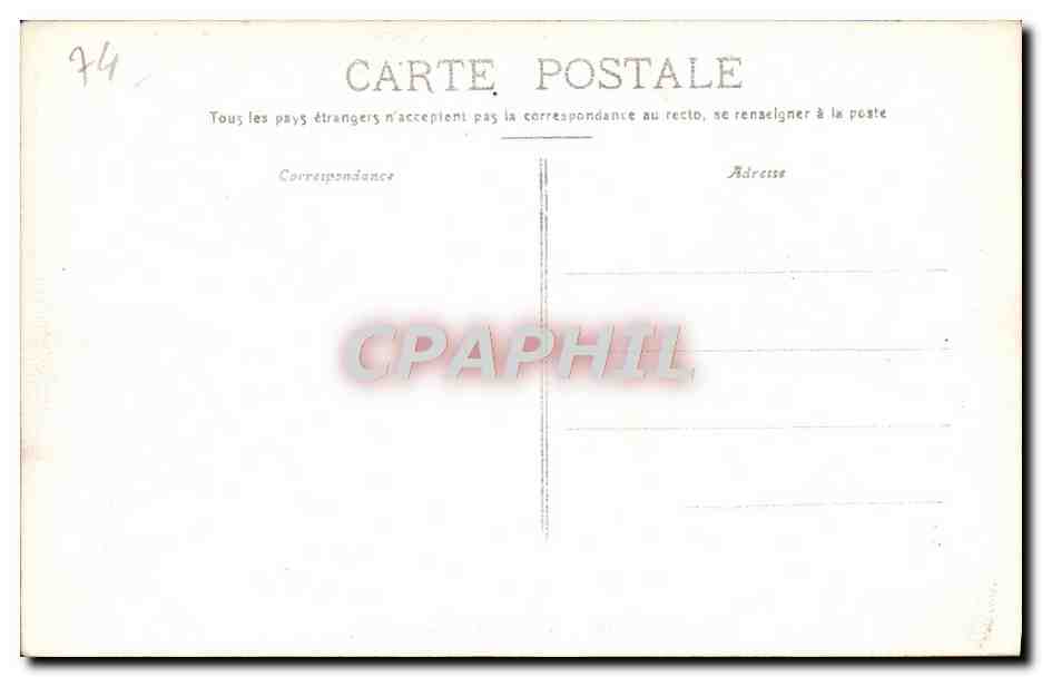 CPA Vallee de Chamoinix Prise du Mont Blanc Alpinisme — Rückseite