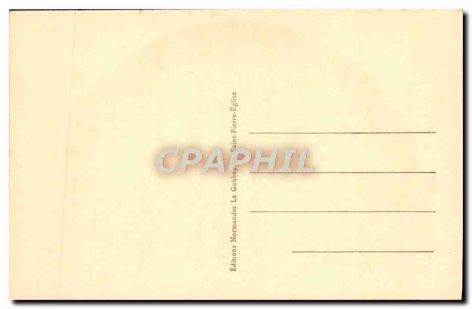 CPA Eglise de Montfarville Fuite en Egypte Ane Mule — Rückseite