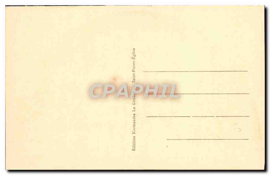 CPA Montfarville Eglise de Remise des Clefs a St Pierre — Verso