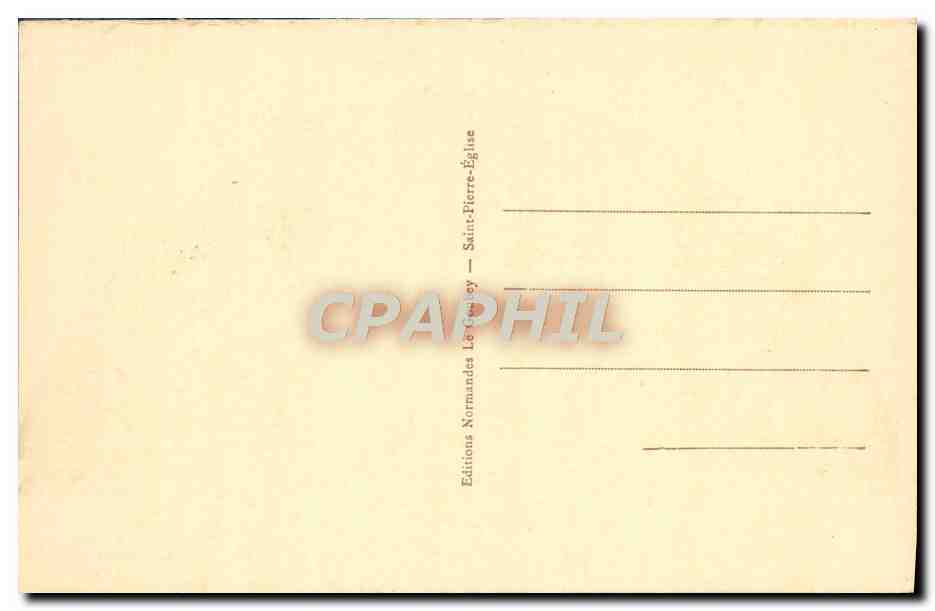 CPA Montfarville Eglise de Visitation — Verso
