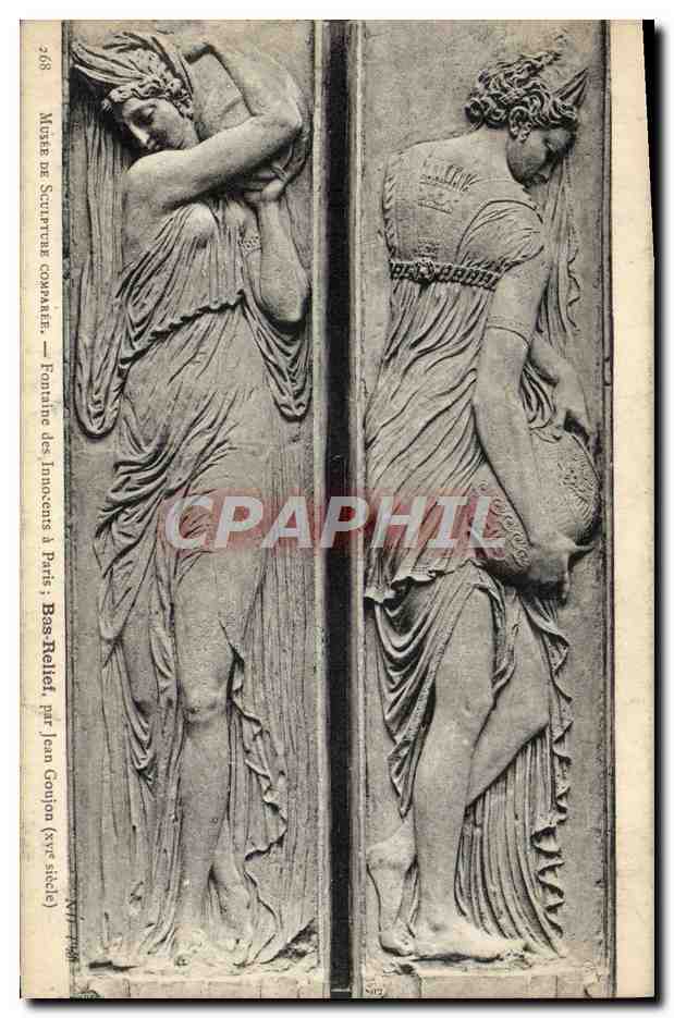CPA Musee De Scuipture Comparee Fontaine des Innocents a Paris Bas relief Jean Goujon 