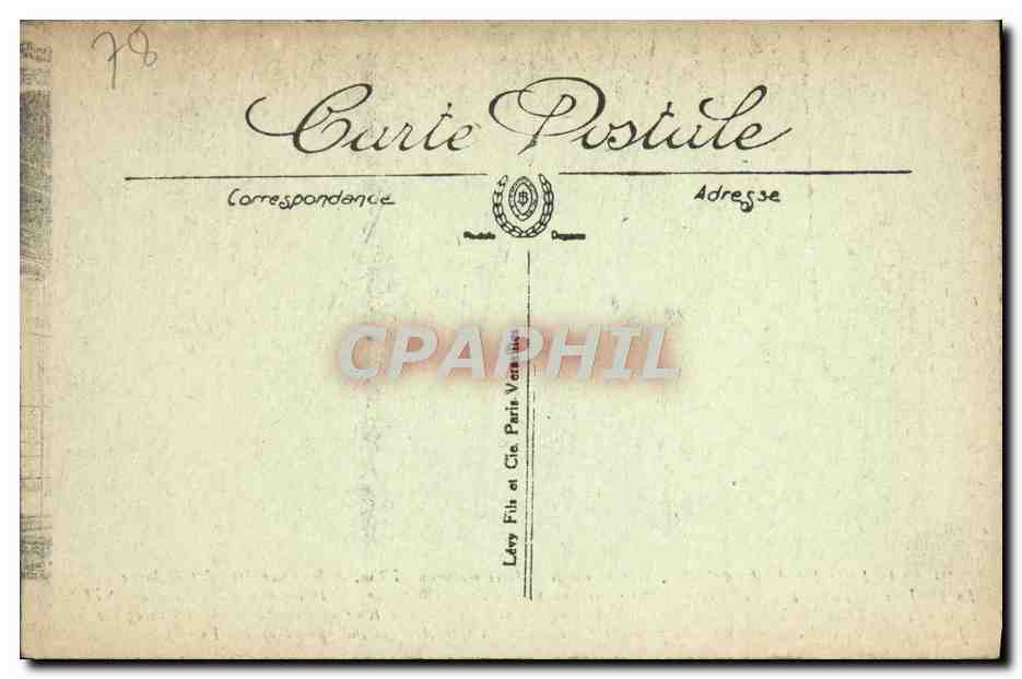 CPA Palais De Versailles Galerie des Glaces — Verso