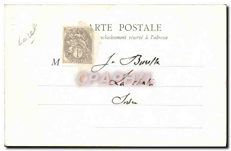 CPA Montargis Vue sur le canal — Rückseite