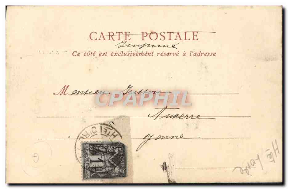 CPA Le Puy Ancienne Porte Pannessac — Rückseite