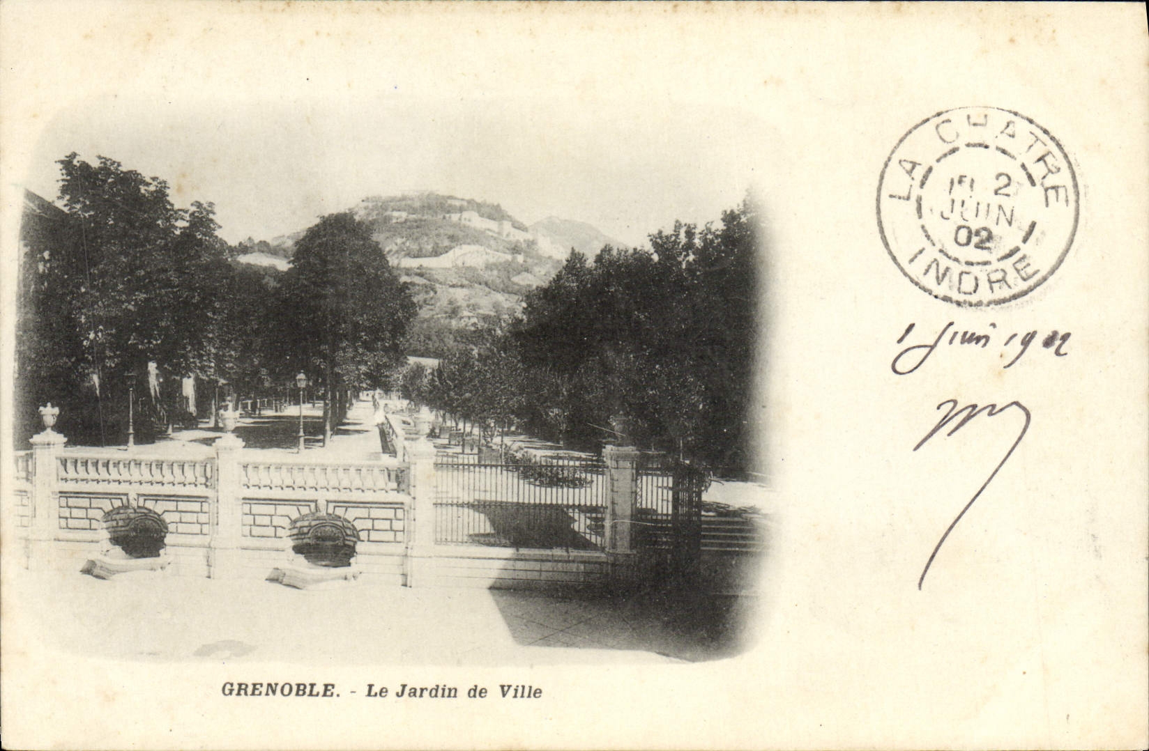 CPA Grenoble Le Jardin de Ville