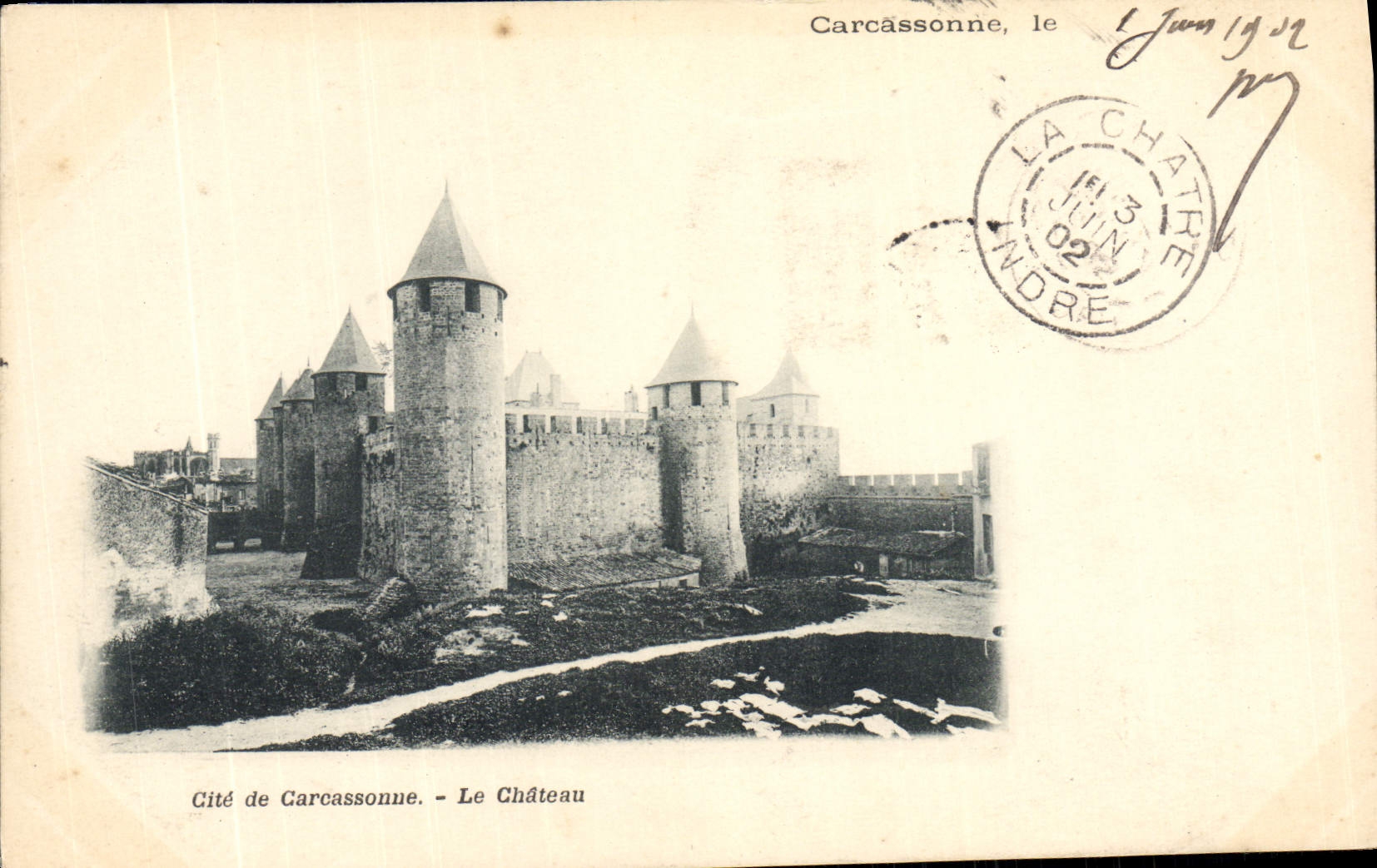 CPA Carcassonne Le Chateau