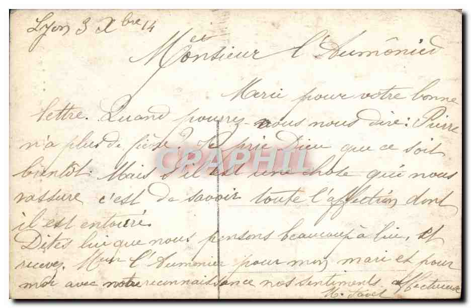 CPA Protegez Nos Vaillants Soldats Militaria  — Verso