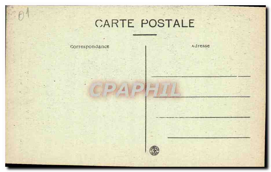 Les Gorges de la Balme et le Fort de Pierre-Châtel — Route de Yenne à Belley — Bernard, phot. édit., Belley — Verso