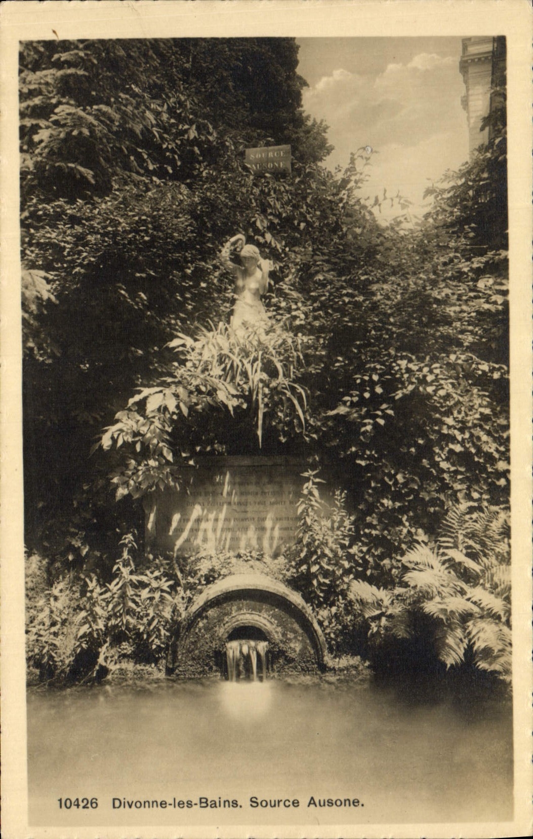 CPA Divonne Les Bains Source Ausone