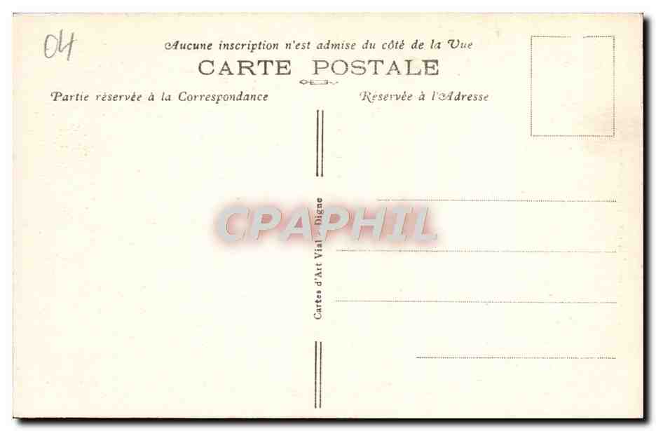 CPA Divonne Les Bains La Chapelle de Cousson — Rückseite