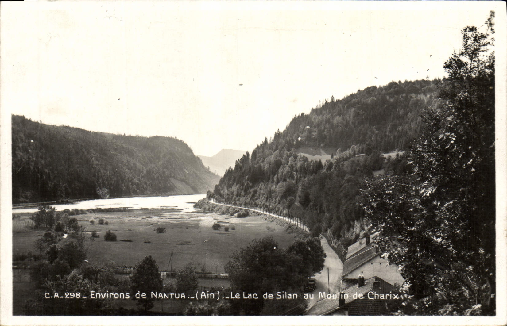 CPA Environs de Nantua Le Lac de Silan au moulin de Charix 