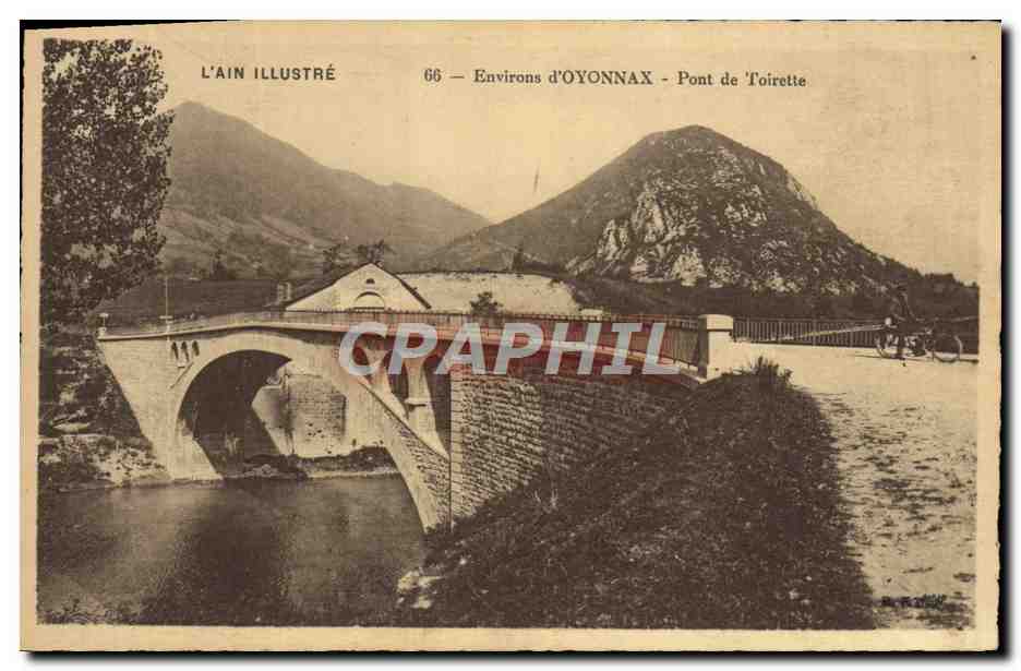 CPA Environs d'Oyonnax Pont de Toirette 