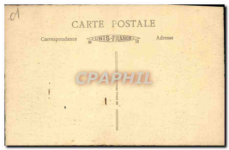 CPA Environs d'Oyonnax Pont de Toirette  — Rückseite