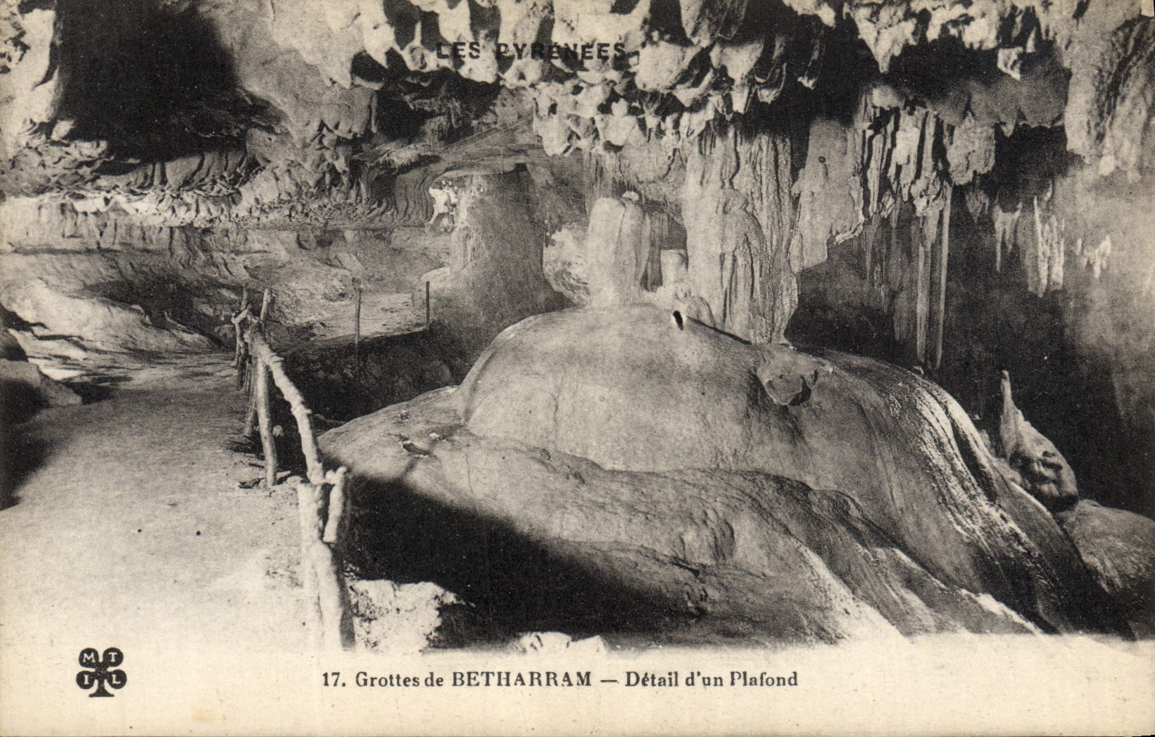 Grottes de BETHARRAM — Détail d'un Plafond — MTIL