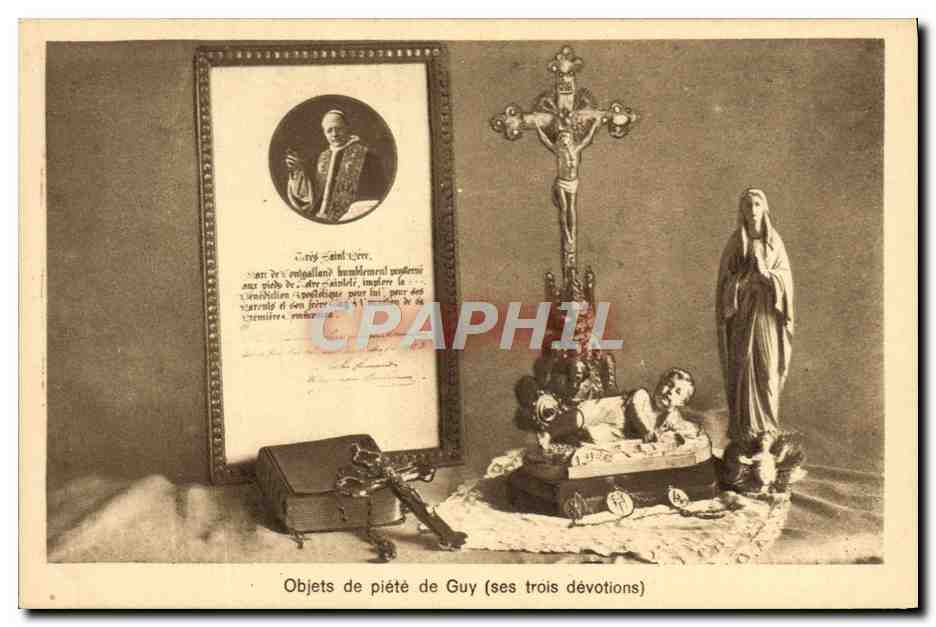 Objets de piété de Guy (ses trois dévotions) — Éditeur : Oeuvre du Sacré-Cœur, Lyon