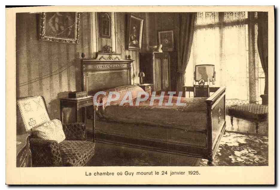CPA Lisieux La Chambre ou Guy Mourut