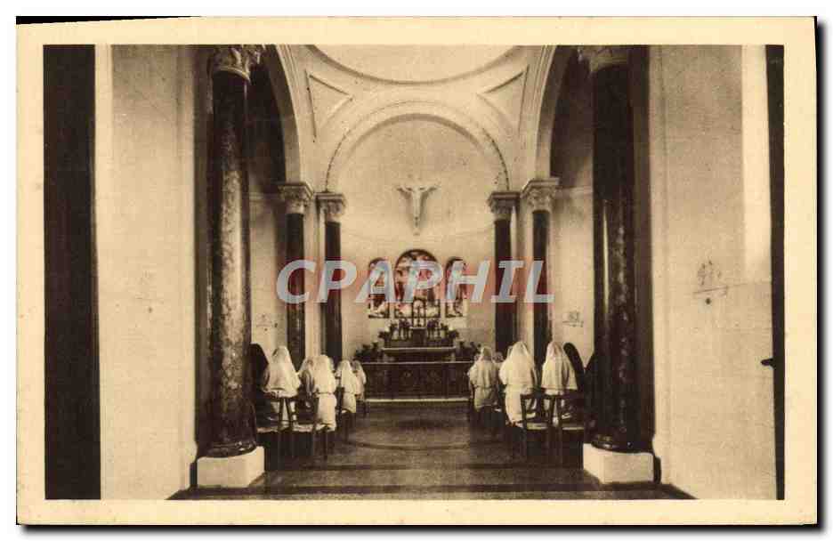 CPA Aix Les Bains Corbieres Interieur de la Chapelle du Christ redempteur