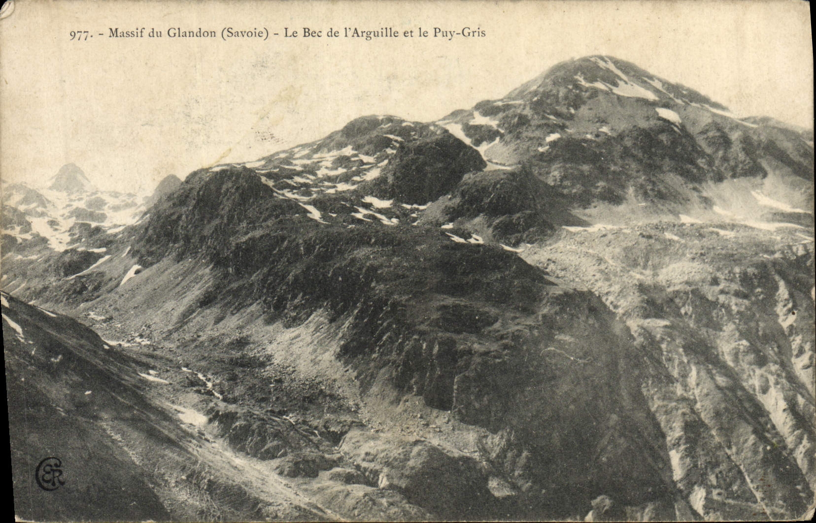 CPA Massif Du Glandon Le Bec de L'Arguille et le Puy Gris