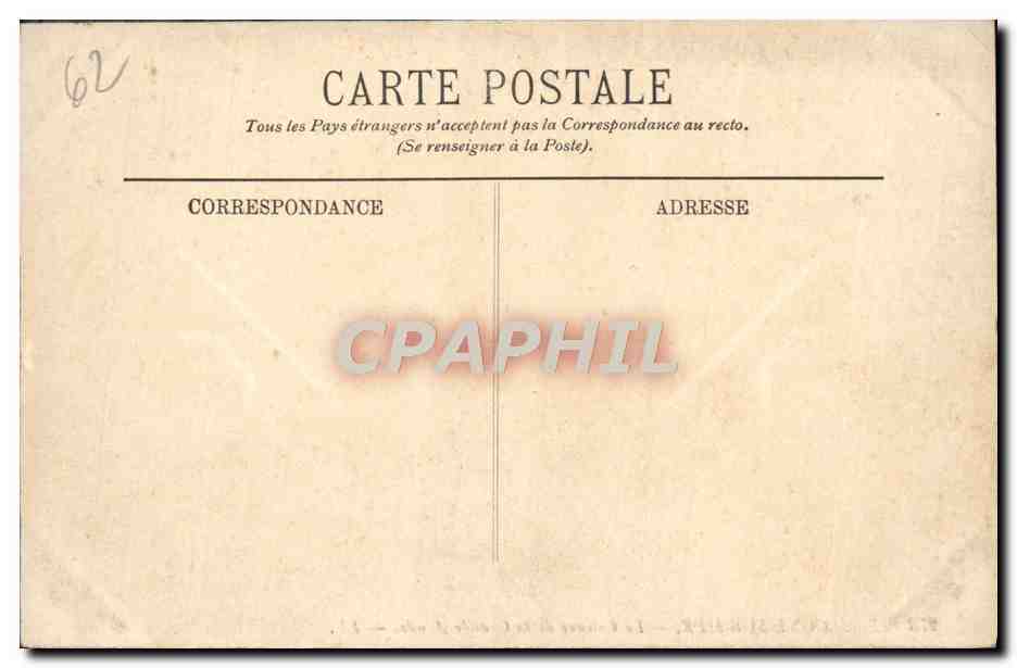 CPA Boulogne Sur Mer La Colonne de la Grande armee — Rückseite